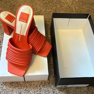 Dolce vita Persimmon color mules